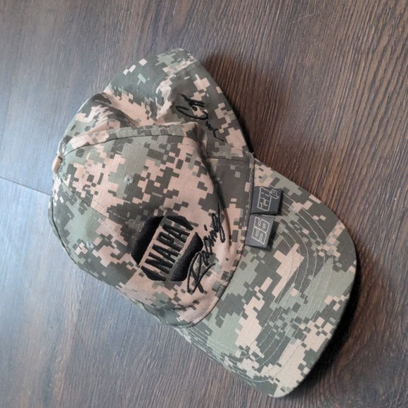 Napa Racing Fallen Heroes Special Edition Camo Strap Back Hat - Picture 1 of 7